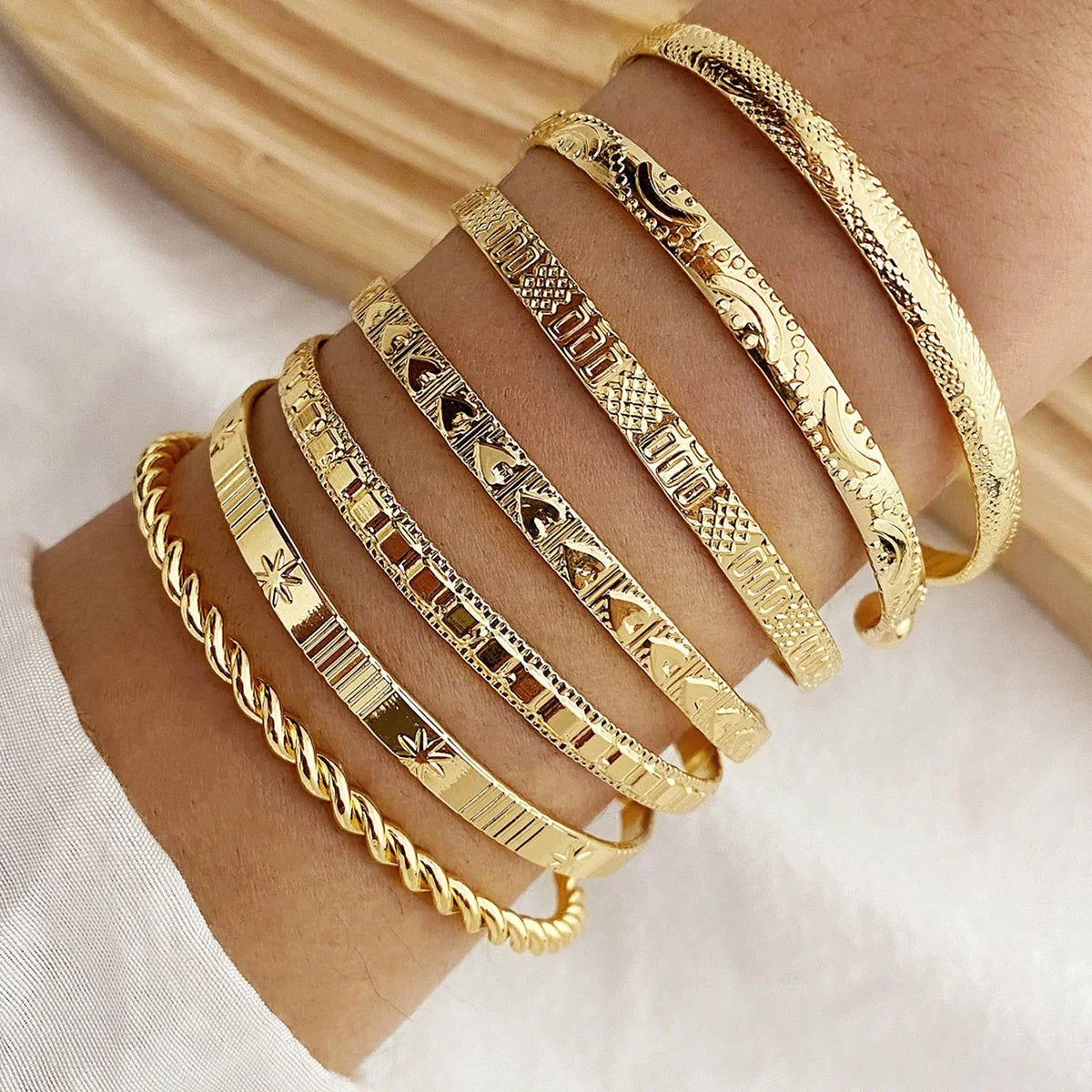 Rebel Gold Bangles